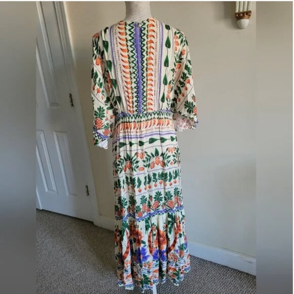 Farm Rio Maxi Dress size M - Picture 5 of 8